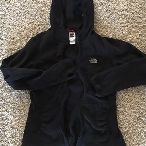 Black North Face zip up