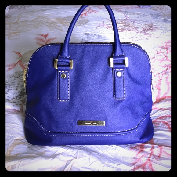 Immaculate royal blue Ivanka trump bag