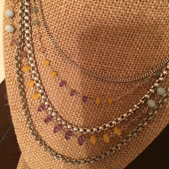 Fossil Multi-Strand Necklace - image 2