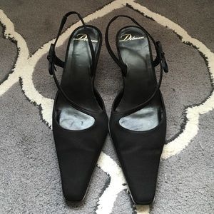 Delman sling back heels