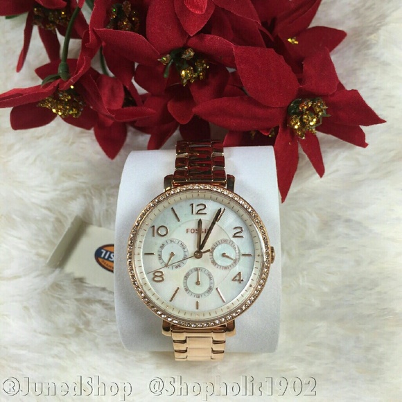 🆕Fossil Jacqueline Crystal Accented Watch🆕