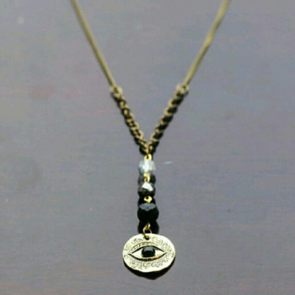Evil Eye Statement Necklace Handmade