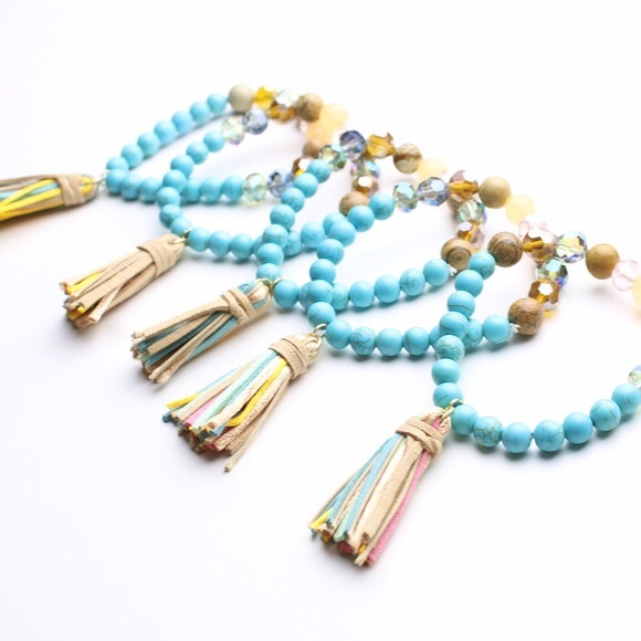 Beaded Tassel Bracelet! BOHO Chic Festival Wear