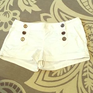 White shorts from express size 8