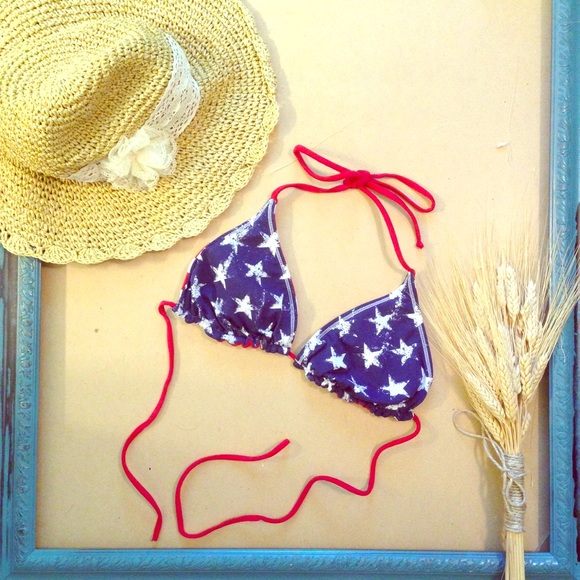 Other - Stars & Stripes Reversible Bikini Top