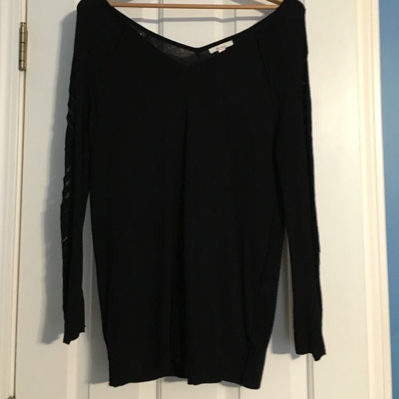 Ella Moss black tissue weight sweater size small - Picture 1 of 3