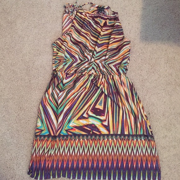 Light weight multi color dress