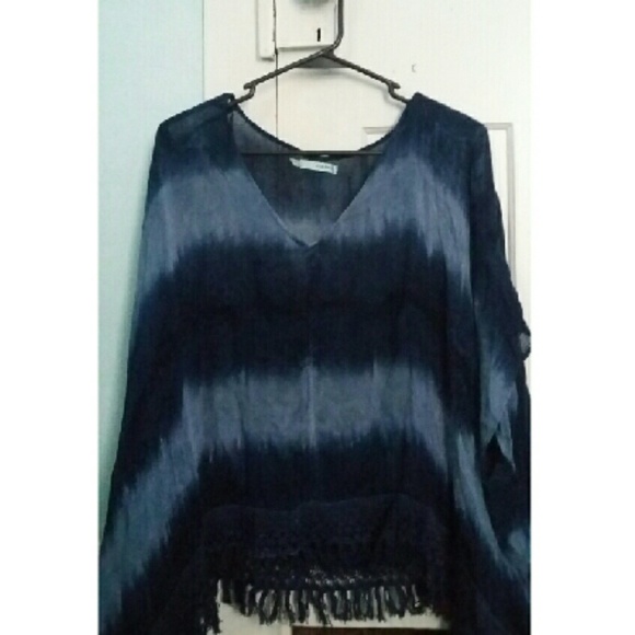 Loose Blue Maurices Summer Top