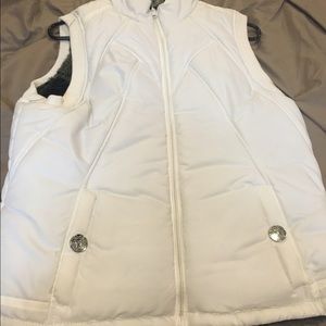White Vest Faux Fur inside