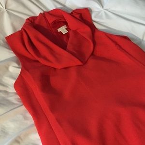 Red, J. Crew Factory dress, NEW! Never worn!