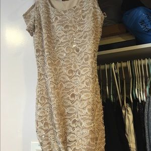 Short Coctail Dress- Sequinned