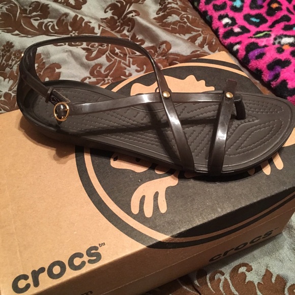 Gray crocs
