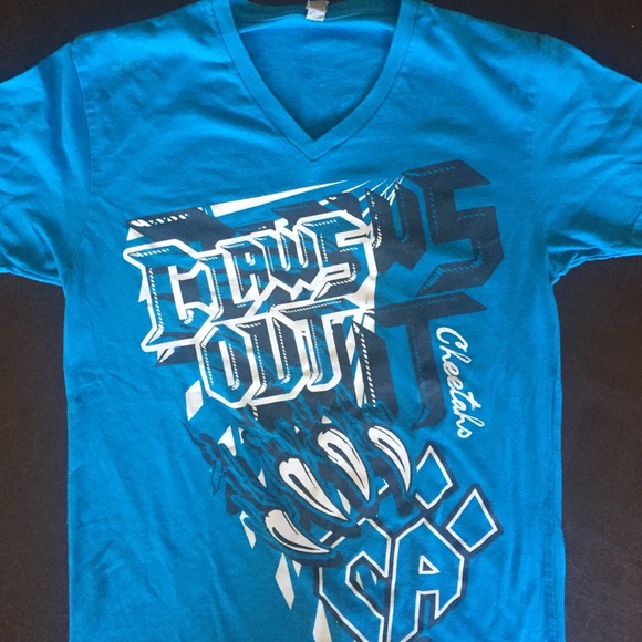 Cheer Athletics Cheetahs Vneck shirt Vintage