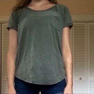 Olive green TopShop tank