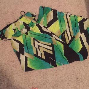 Summer strapless maxi dress