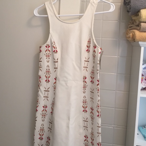 BNWT off white tribal print mini dress, Sz XS!