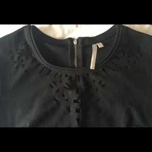 Black Sheer Crop Top