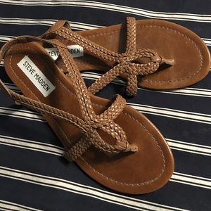 Steve Madden brown sandals size 6
