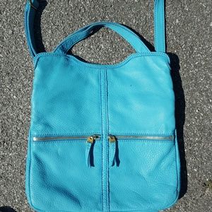 Fossil leather bag