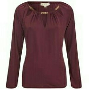 Michael by Michael Kors dark olive top