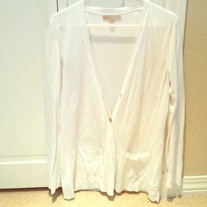 Michael by Michael Kors white cardigan