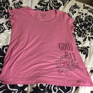 Life is good fitted tee