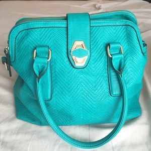 Spacious turquoise bag from Francesca's
