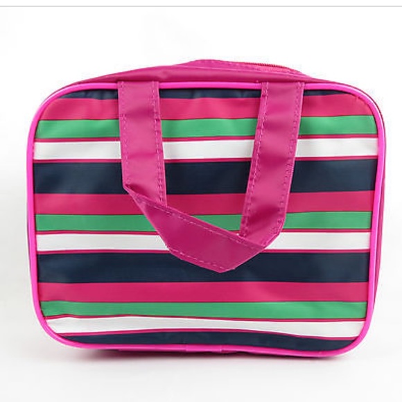 BLOOMINGDALES Zip around Travel Cosmetic Bag - Picture 1 of 9