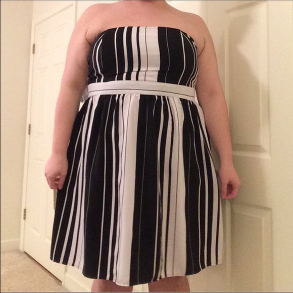 Lane bryant strapless dress