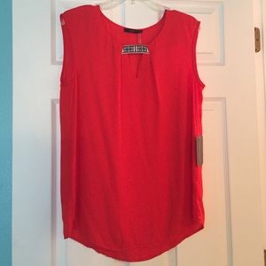 Red blouse