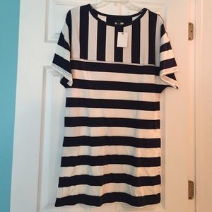 Nautical stripe dress