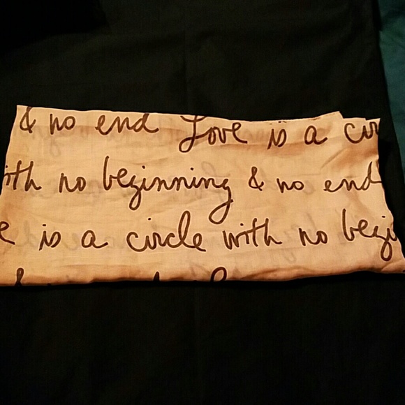 Light pink infinity scarf