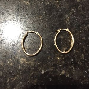 Real Gold Mini-Hoops