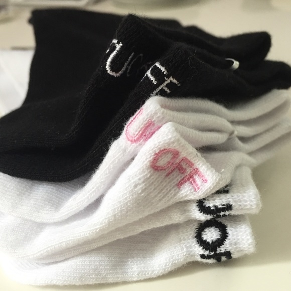 Brandy Melville Accessories - 3 pairs of F off socks rare bundle