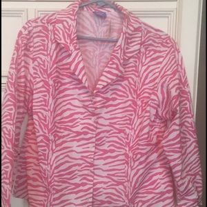 Pajama set. Pink zebra!! NWT!! ❤️