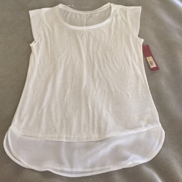 Merona Tops - White Tee new with tags