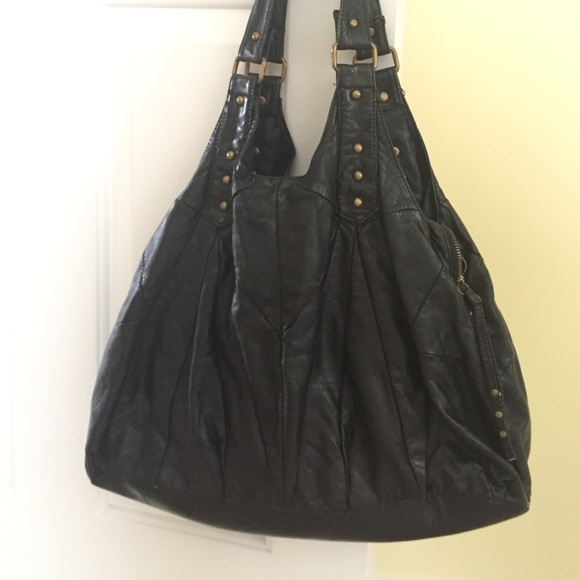 Large Black Hobo/Tote Bag