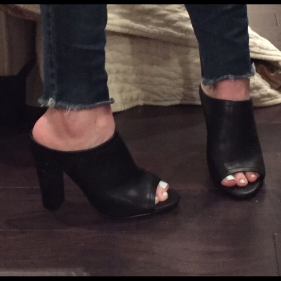 Black Mule Heels