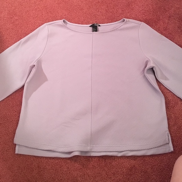 Purple H&M scuba Sweatshirt