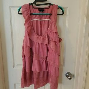 Torrid Pink Ruffle Top