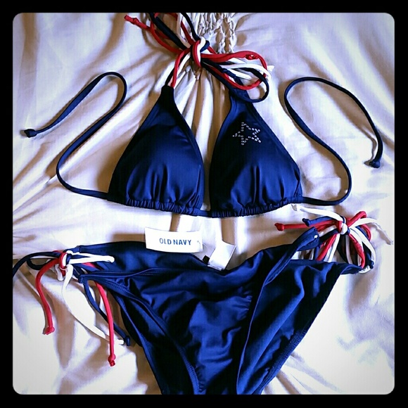 Red, White, and Blue Bikini NWT