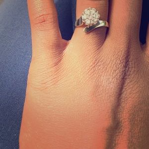 10 k gold Diamond Engagement Ring