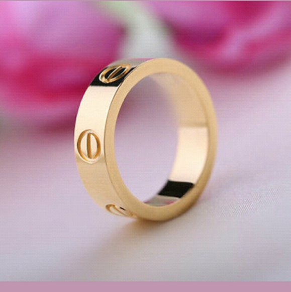 ⭐Gold - Silver - Rose Gold Love Rings - Picture 2 of 4
