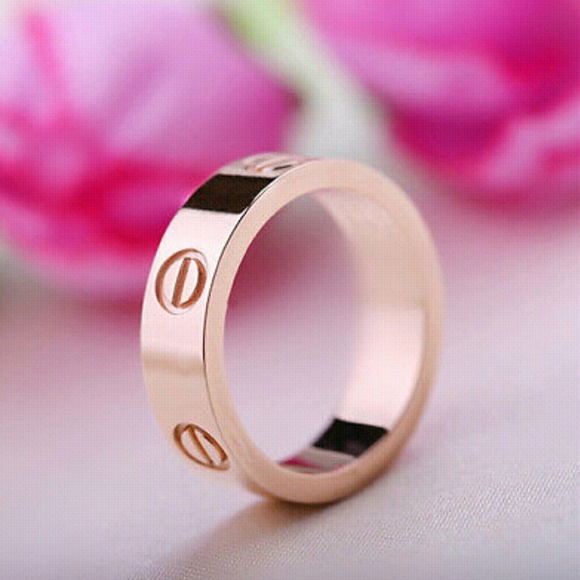 ⭐Gold - Silver - Rose Gold Love Rings - Picture 4 of 4