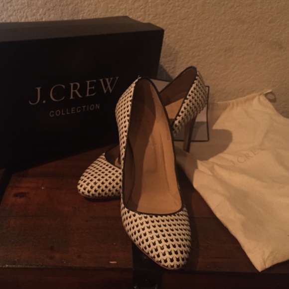 Jcrew Sloane Woven Leather Pump