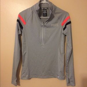 NWOT! XS PINK deep-zip ultimate top!