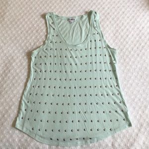 EXPRESS teal studded tank