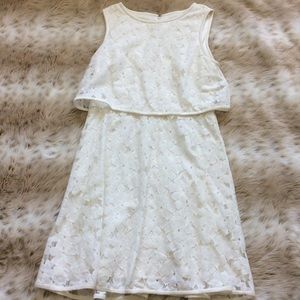 NEW BETSY JOHNSON WHITE DRESS- Only worn ONCE!