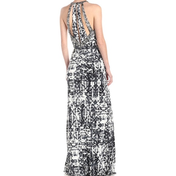 Parker - Lita Printed Halter Maxi Dress - Picture 2 of 4