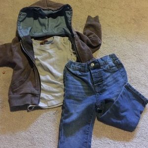 Boys-7 for all mankind, jean set